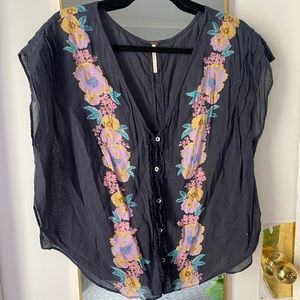 Free People black blouse